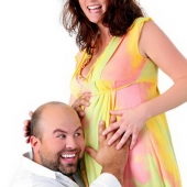 Těhotenské partnerské fotografie